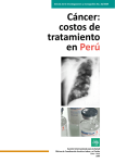Cáncer: costos de tratamiento en Perú. AIS LAC Serie
