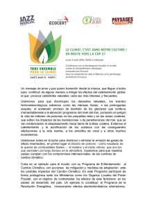 Un mensaje de amor y paz quiero transmitir desde la m&uacute;sica, que