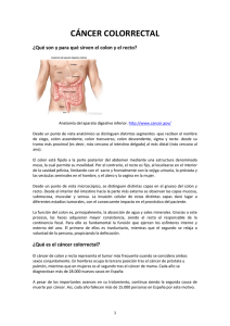 cáncer colorrectal