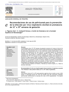 Recomendaciones sobre ventiloterapia convencional neonatal