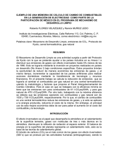 Ejemplo de una memoria de clculo de cambio de