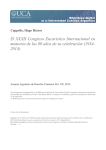 El XXXII Congreso Eucarístico Internacional en memoria de los 80