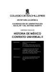 Historia de México II Contexto Universal - Repositorio CB
