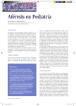 Aféresis en Pediatría - Anales de Pediatría Continuada