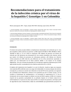 Recomendaciones para el tratamiento de la infección crónica por el