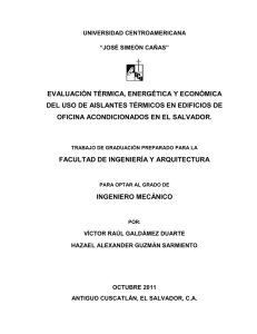 Oct-2011 Evaluación térmica, energética y económica del