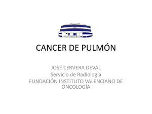 CANCER DE PULMÓN