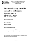 Entorno de programación educativo en lenguaje Python para la