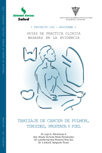 tamizaje de cancer de pulmon, tiroides, prostata y piel