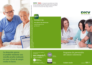 Programa de prevenci&oacute;n del c&aacute;ncer colorrectal La detecci&oacute;n
