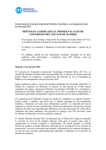 Proyecto Palacio de Congresos y Exposiciones de Móstoles (28.6 KB )
