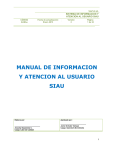 manual de informacion y atencion al usuario siau