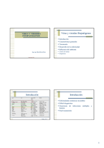 Virus y viroides fitopatógenos Introducción Introducción