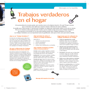 Trabajos verdaderos en el hogar