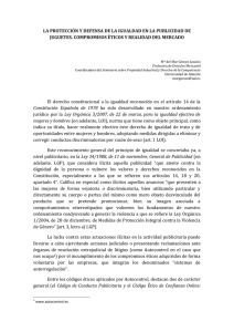 LA PROTECCI&Oacute;N Y DEFENSA DE LA IGUALDAD EN LA