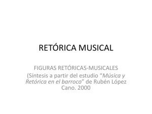 RETÓRICA MUSICAL