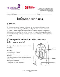 Infección urinaria - Phoenix Children`s Hospital
