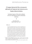 El Congreso Nacional de Chile y el proceso de ratificación del