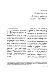El proceso de sustituci&oacute;n de importaciones
