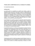 FISIOLOGA COMPARADA DE LA CONDUCTA ANIMAL