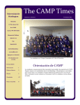 The CAMP Times - University of Washington