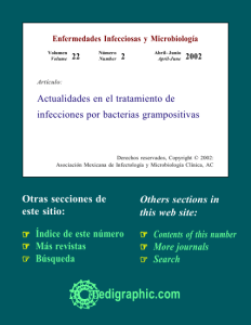 Actualidades en el tratamiento de infecciones por bacterias