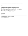 Introduction to the Applications of Evolutionary Computation in