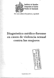 Diagnostico medico-forense en casos de violencia sexual contra las