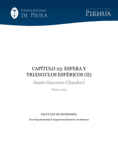 capítulo 23: esfera y triángulos esféricos (ii) - Pirhua