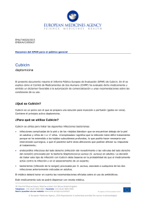 Cubicin, INN-daptomycin - EMA