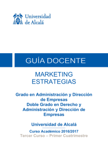 MARKETING ESTRATEGIAS
