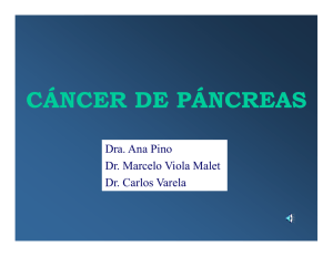 cáncer de páncreas - Clínica Quirúrgica B