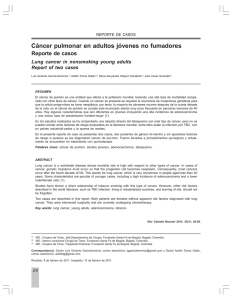 cancer pulmonar.pmd - Revista Colombiana de Neumología