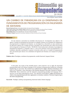 Un cambio de paradigma en la enseñanza de fundamentos de