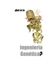 ingeniería Genética?