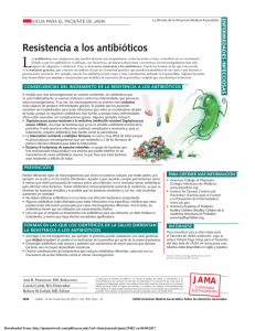 Resistencia a los antibióticos