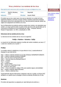 Virus y Antivirus: Los nombres de los virus