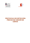 Protocolo de detección precoz de cáncer de cérvix