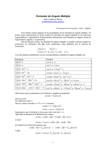 Formulas de Angulo Múltiple