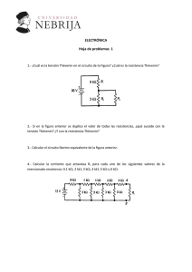 ELECTRÓNICA Hoja de problemas 1