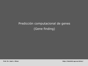 Predicción de genes