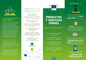 Productos y servicios verdes. ¿Que le pueden ofrecer?