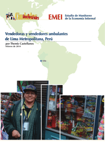Vendedoras y vendedores ambulantes de Lima