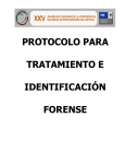 protocolo para tratamiento e identificación forense