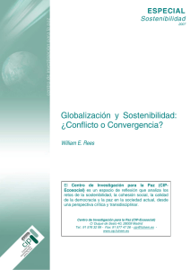 Globalización y Sostenibilidad: ¿Conflicto o Convergencia?