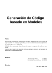 Generación de código basado en modelos