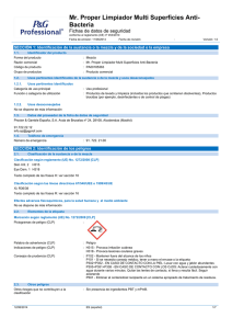 Mr. Proper Limpiador Multi Superficies Anti