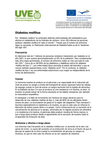 Diabetes y alimentación vegetariana (formato )