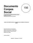 Documento Conpes Social 156 - Departamento Nacional de