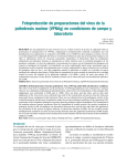 Fotoprotección de preparaciones del virus de la poliedrosis nuclear